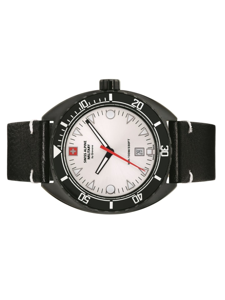 Swiss Military Quarzuhr 7066.1572SAM in schwarz günstig kaufen onesize