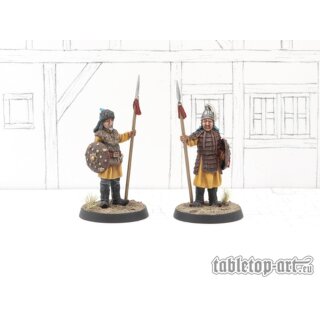 Townsfolk Miniatures - Mongolian Guardians (2)