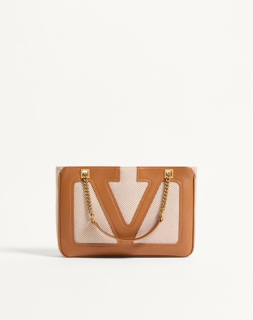 Valentino Garavani Viva Superstar Bolsa pequena de lona