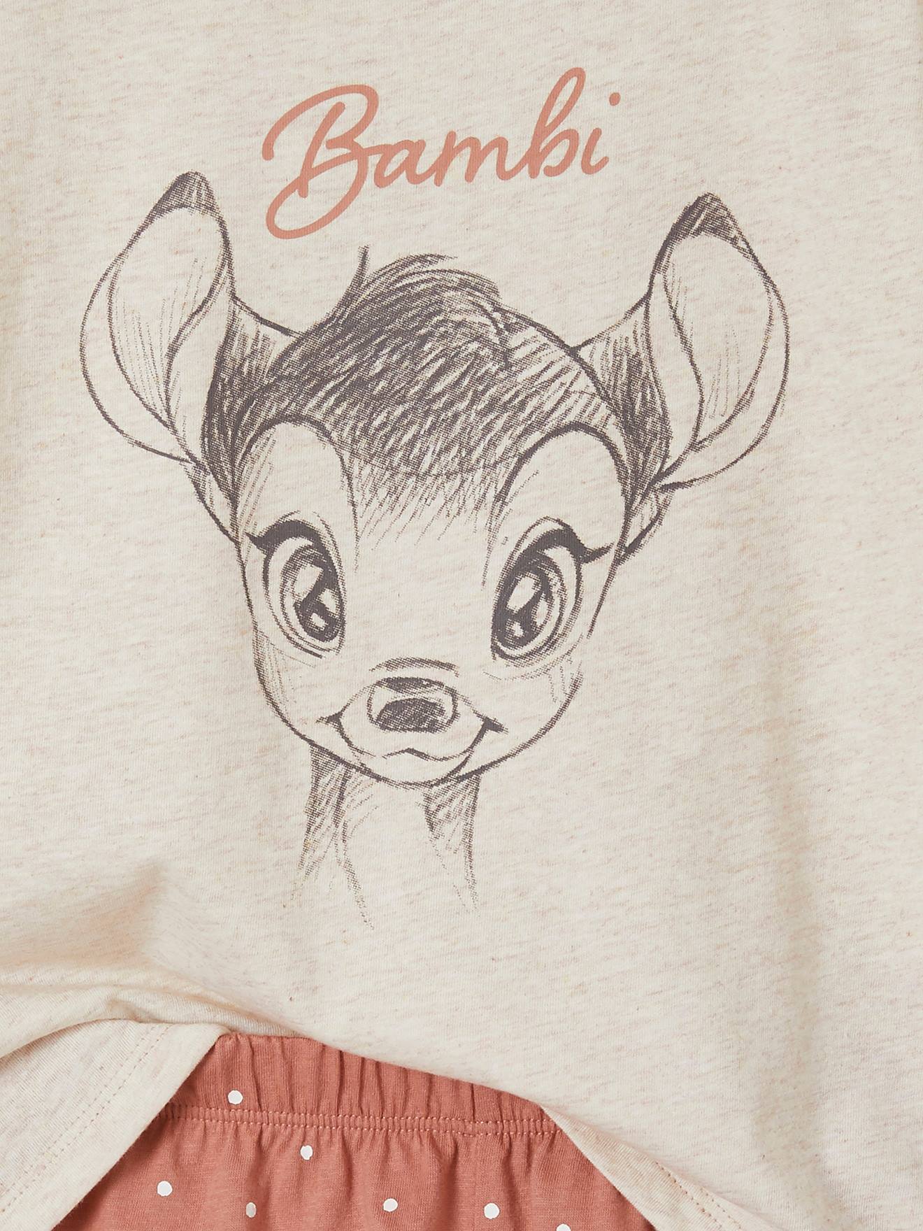 Disney Kurzer Kinder Schlafanzug Disney BAMBI - beige meliert