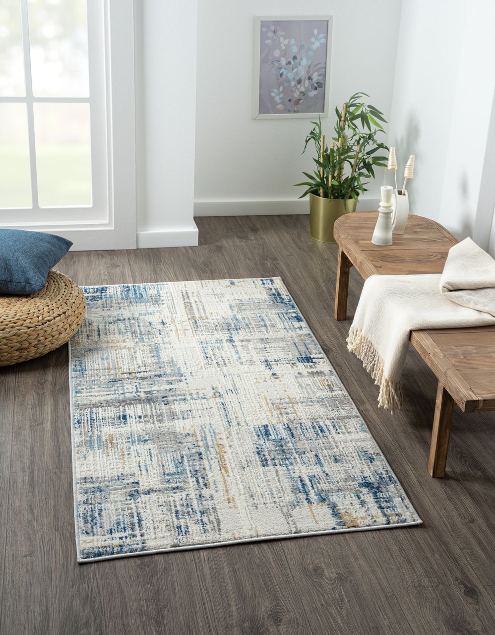MyFlair Teppich Cozy Nest , 80cm x 150cm, Farbe Beige, rechteckig, Florhöhe 8mm
