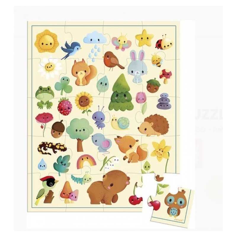 Puzzle Imagier de la nature 20 pièces