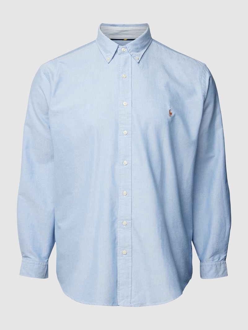 PLUS SIZE Freizeithemd mit Button-Down-Kragen in bleu