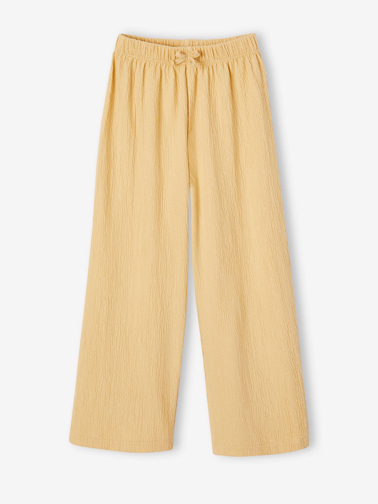 Vertbaudet Weite Mädchen Stretch-Hose Oeko-Tex - koralle