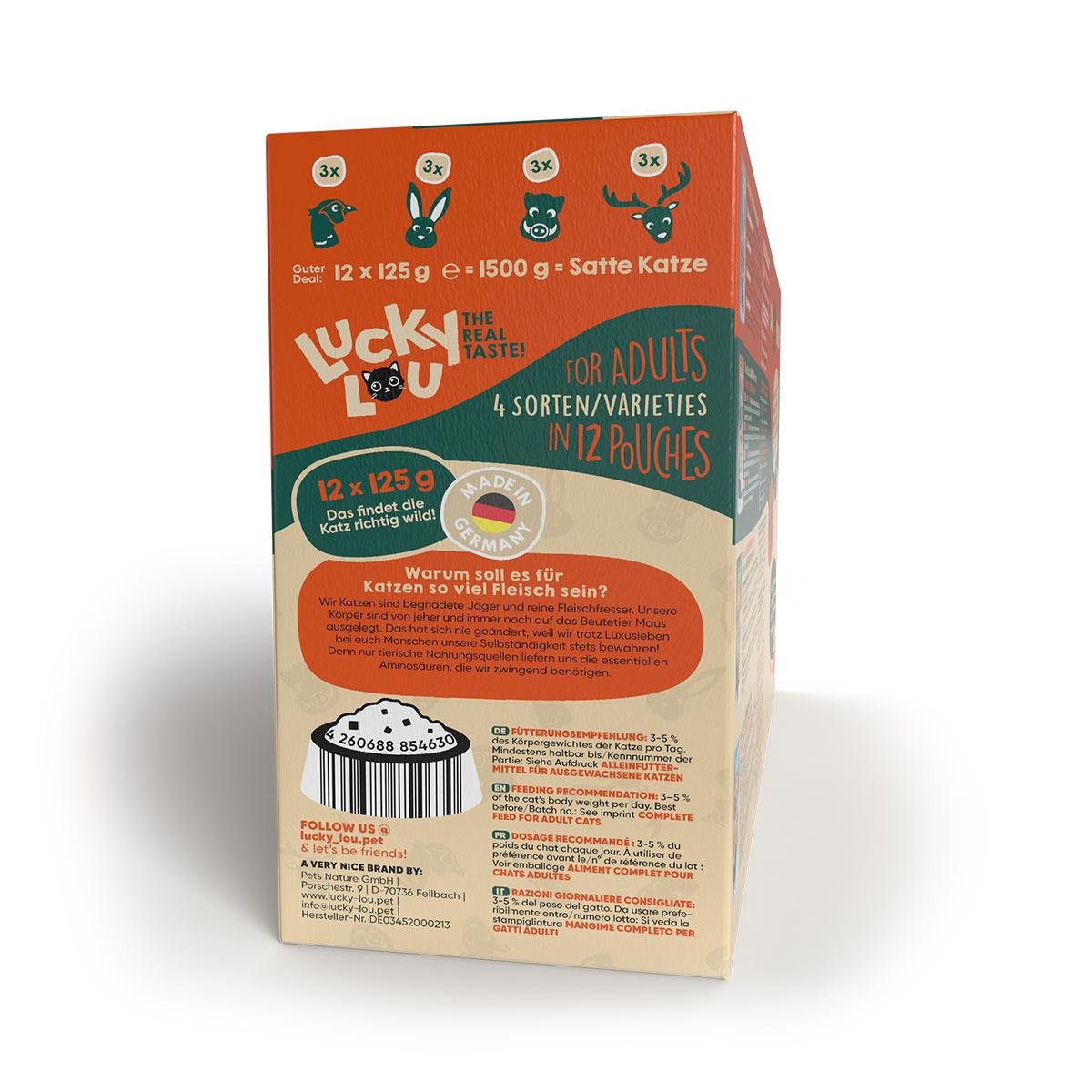 Lucky Lou Lifestage Adult Wild-Mix 12x125g kaufen bei ZooRoyal