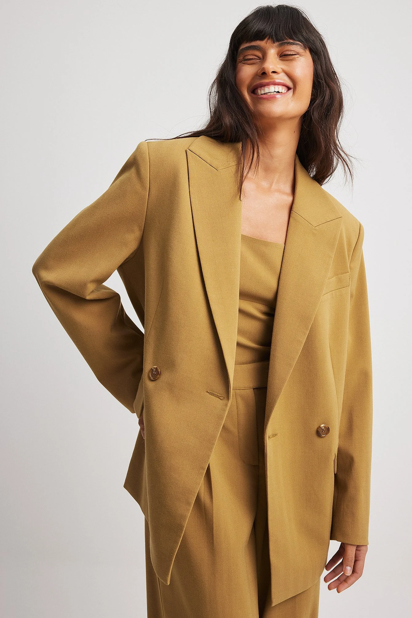 Zweireihiger Oversize-Blazer