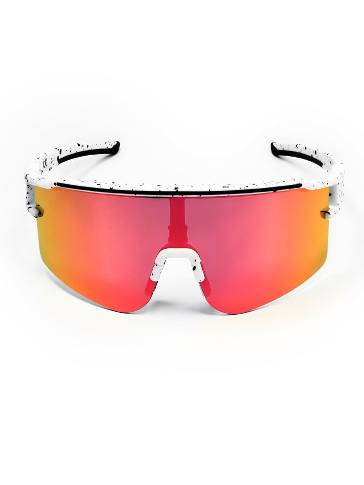 YEAZ SUNTHRILL SET Sport-Sonnenbrille Weiß/Blau in weiß / rosa günstig kaufen onesize