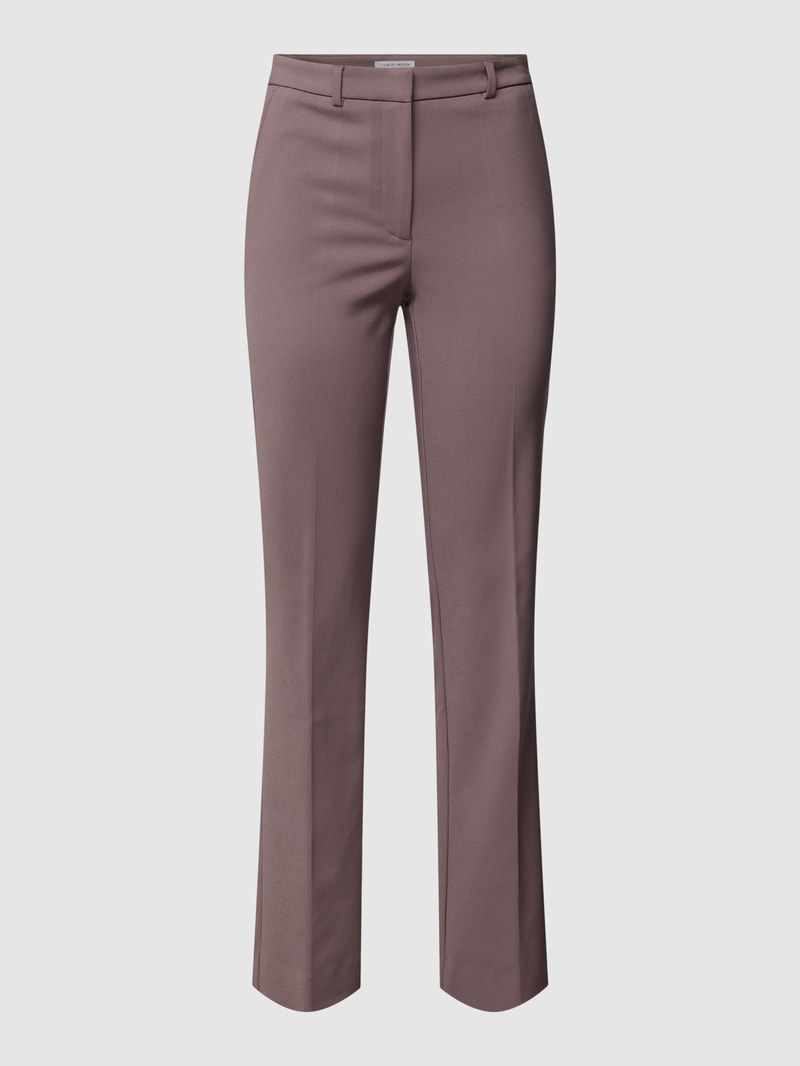 Hose mit Bügelfalten Modell 'NOOWA' in mauve