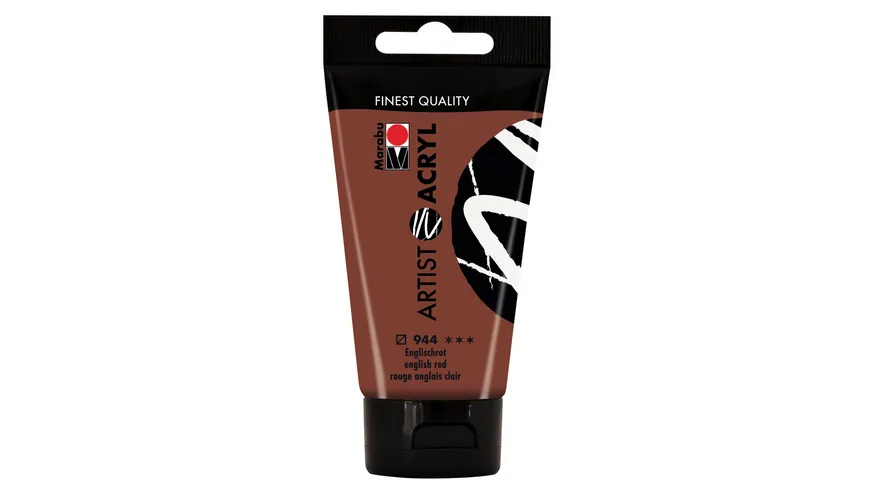 Marabu Artist Acryl, Englischrot 944, 75 ml 75 ml