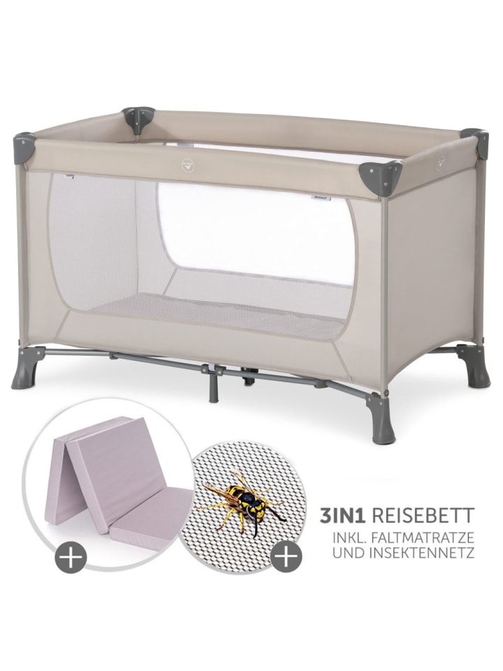 Hauck Reisebett Set Dream'n Play inkl. Reisebett Matratze in beige günstig kaufen onesize