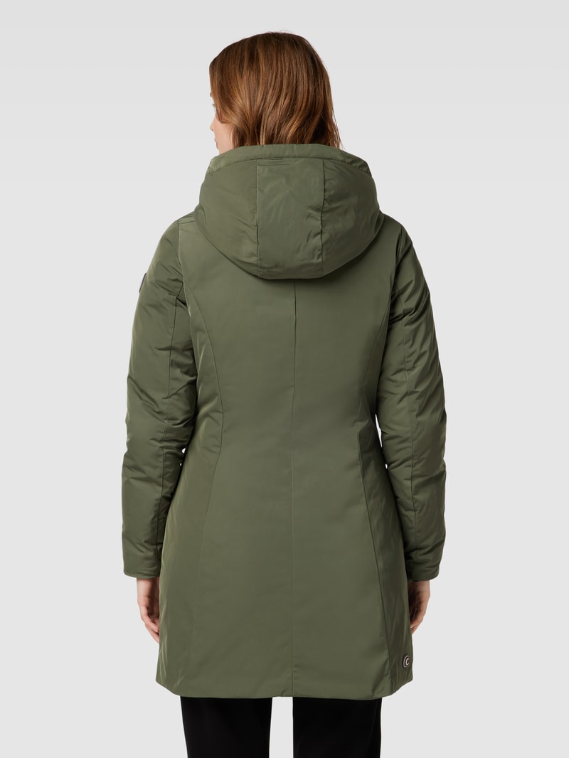 Parka mit Kapuze in olivgrün