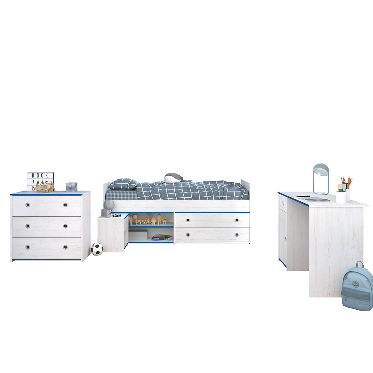 Jugendzimmer Set 4-teilig Smoozy 37