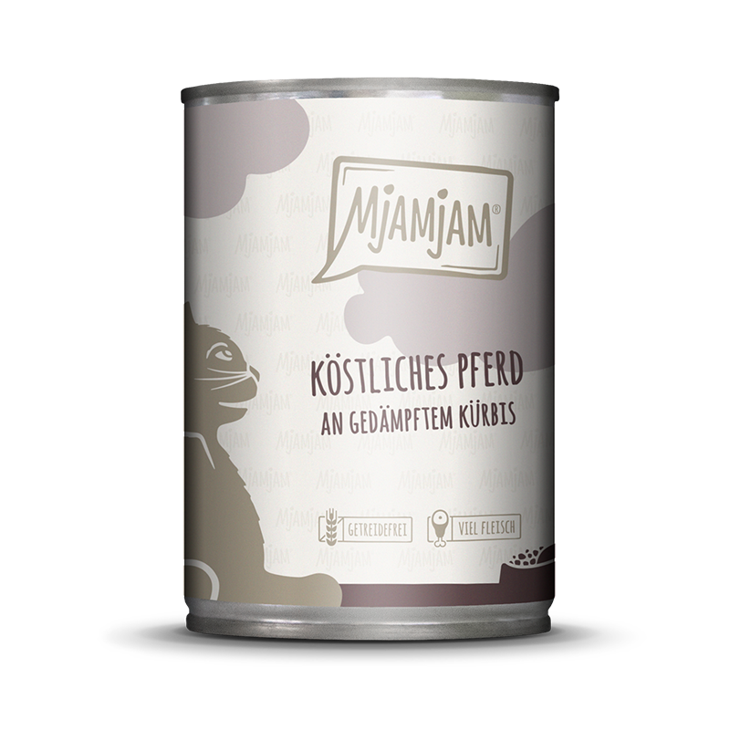 MjAMjAM Nassfutter MjAMjAM 6x400g Pferd an Kürbis