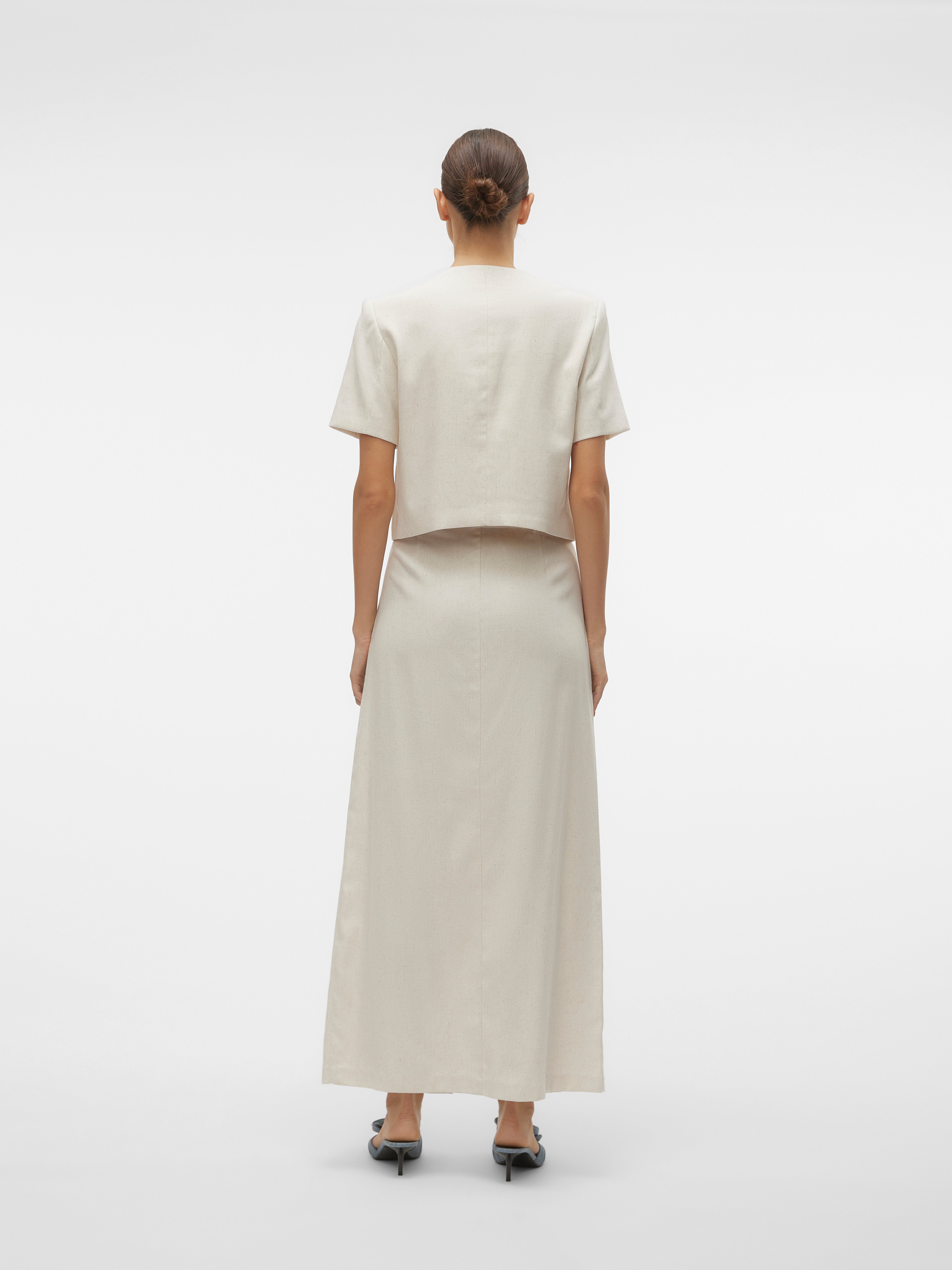 VMFLORENCE Hohe Taille Langer Rock