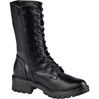 Charmosa Schnürstiefel in schwarz