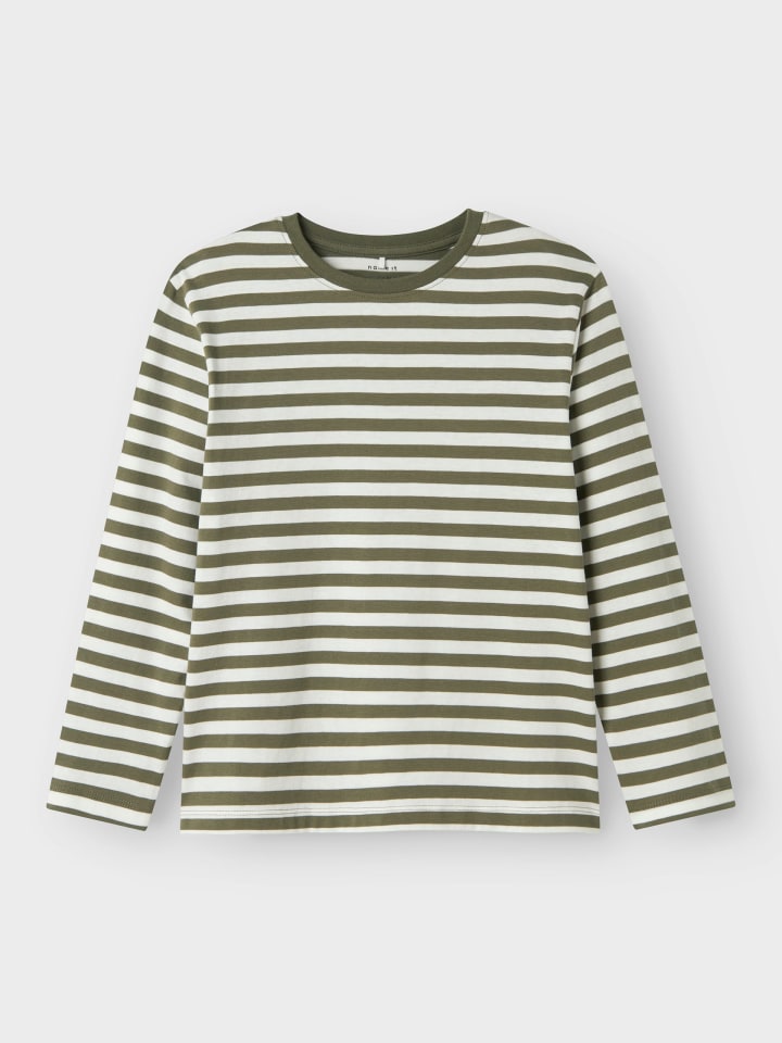 name it Langarmshirt NKMSALMO NREG LS TOP in dusty olive günstig kaufen