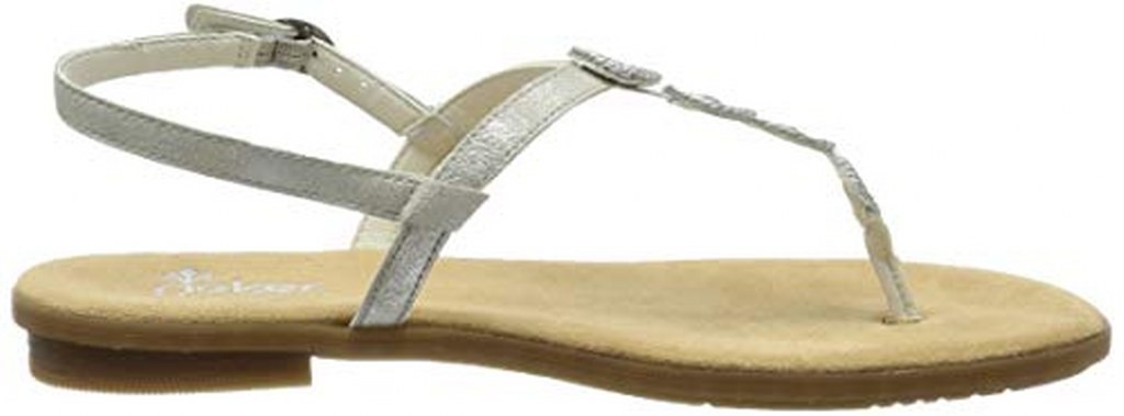 RIEKER Klassische Sandalen grau