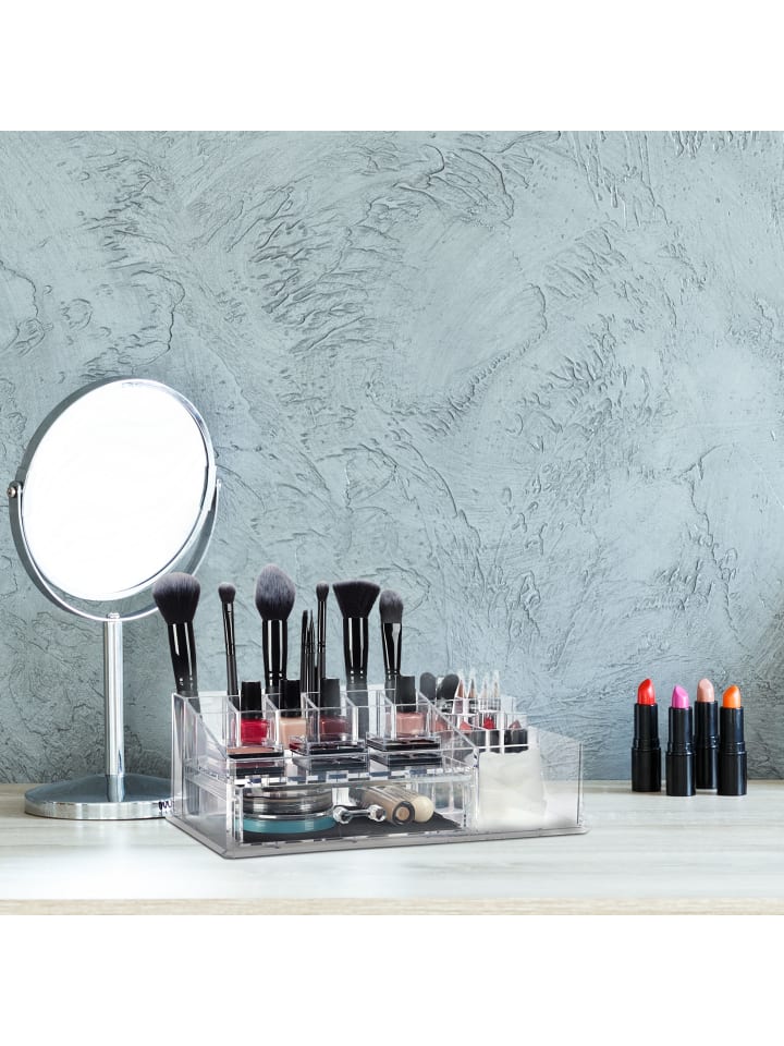 relaxdays Makeup Organizer in Transparent günstig kaufen onesize