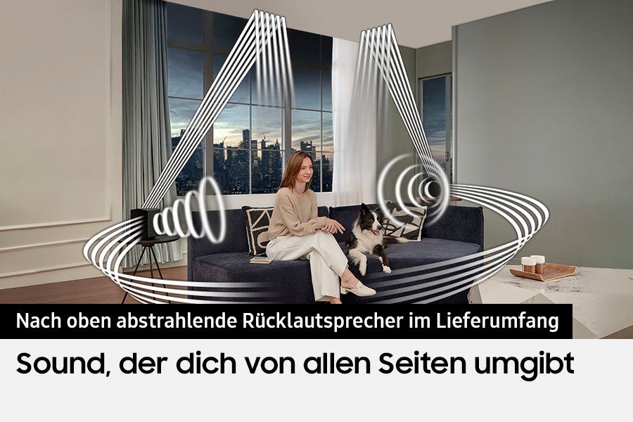 Samsung HW-Q995GC Soundbar (656 W, Gratis dazu:48 Mon.Garantie im Wert von 39,99€; 4.0.2 Rücklautsprecher)