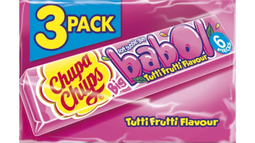 Chupa Chups Kaugummi Big babol Tutti Frutti 82.8 g