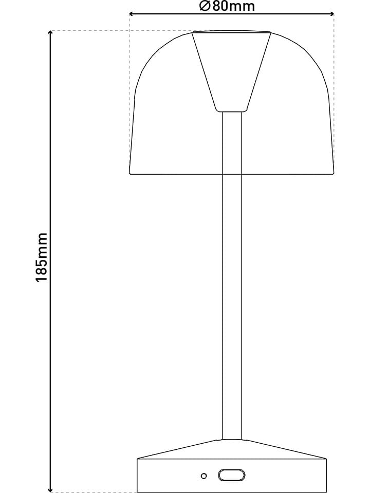 näve 2er-Set: LED-Tischleuchten 