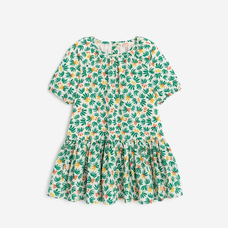Robe bébé fille vertee à imprimés tropicaux Catimini