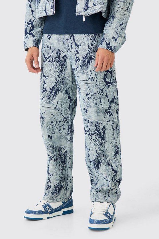 Lockere zerrissene Jeans