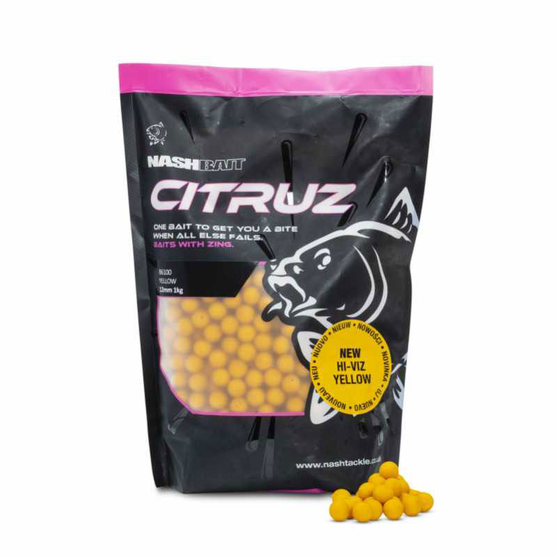 Bouillettes Nash Citrus Boilies Jaune 1kg