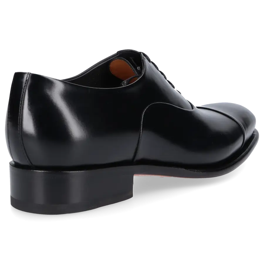 Santoni - Businessschuhe Oxford 12621 Kalbsleder - schwarz