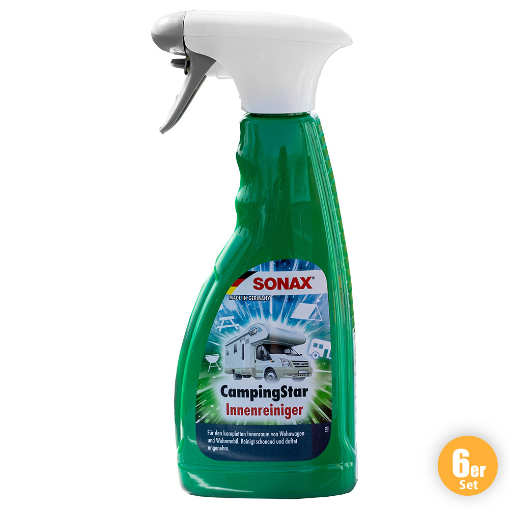 SONAX CampingStar Innenreiniger - 6er-Set