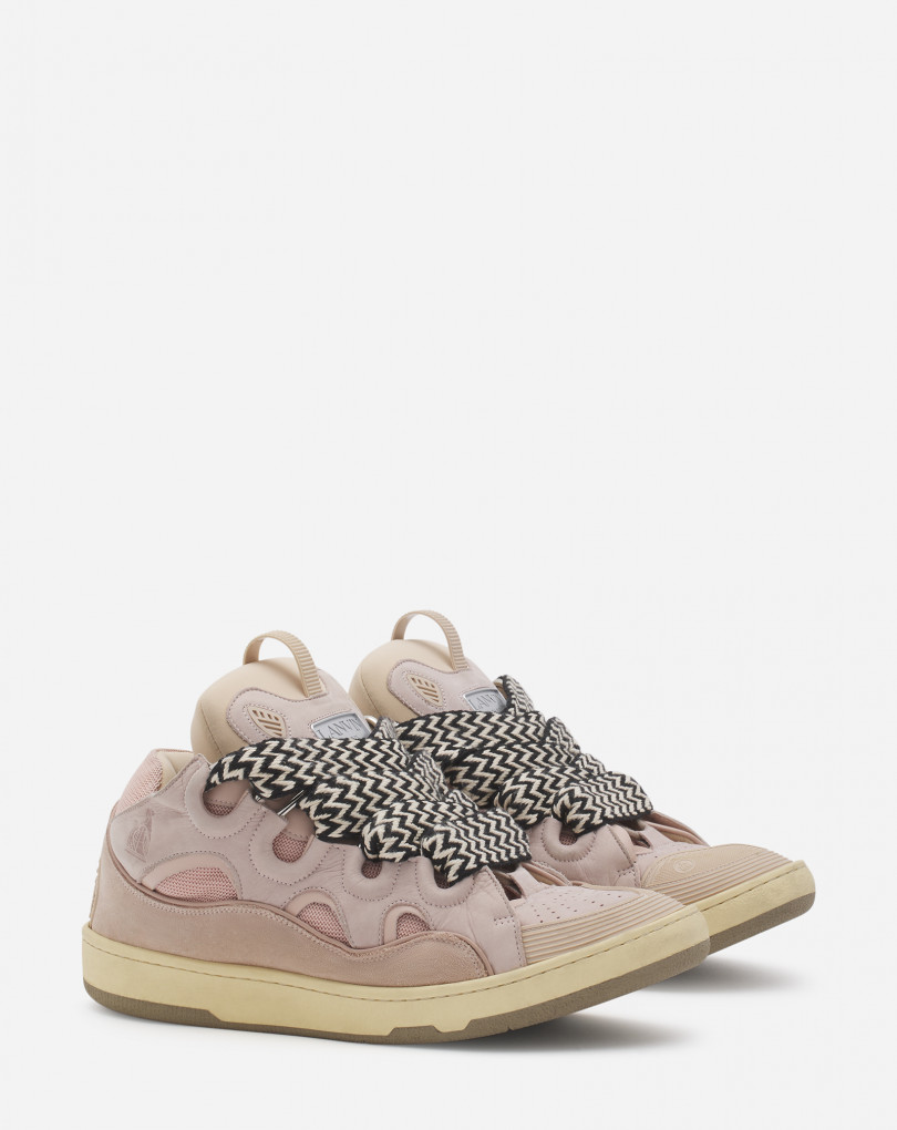 SNEAKERS CURB EN CUIR