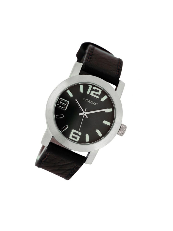 Oozoo Analog-Armbanduhr Oozoo JR dunkelbraun mittel (ca. 38mm) günstig kaufen onesize