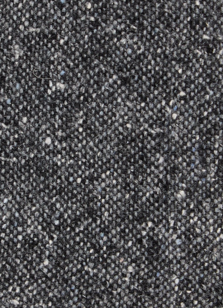 Calças de tweed Claudie Pierlot Pilia de cintura alta e corte amplo com bolsos laterais.