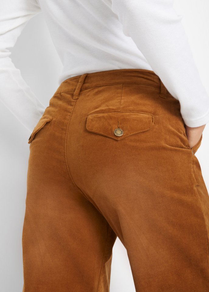 Stretch-Cordhose, Wide