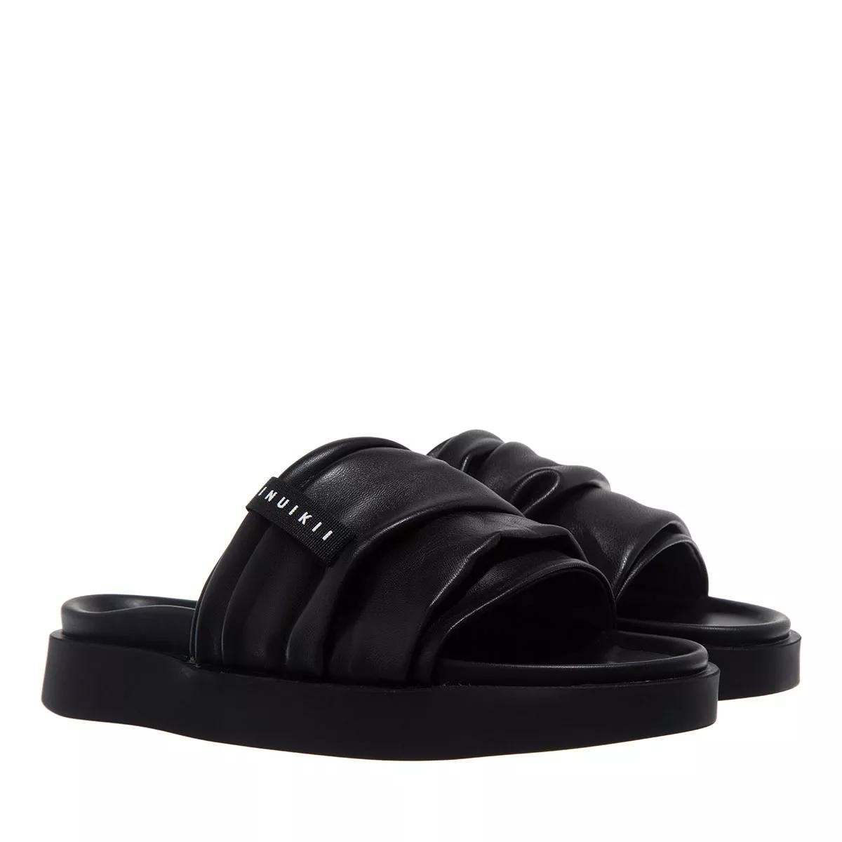 INUIKII Komfort Sandalen schwarz Slide