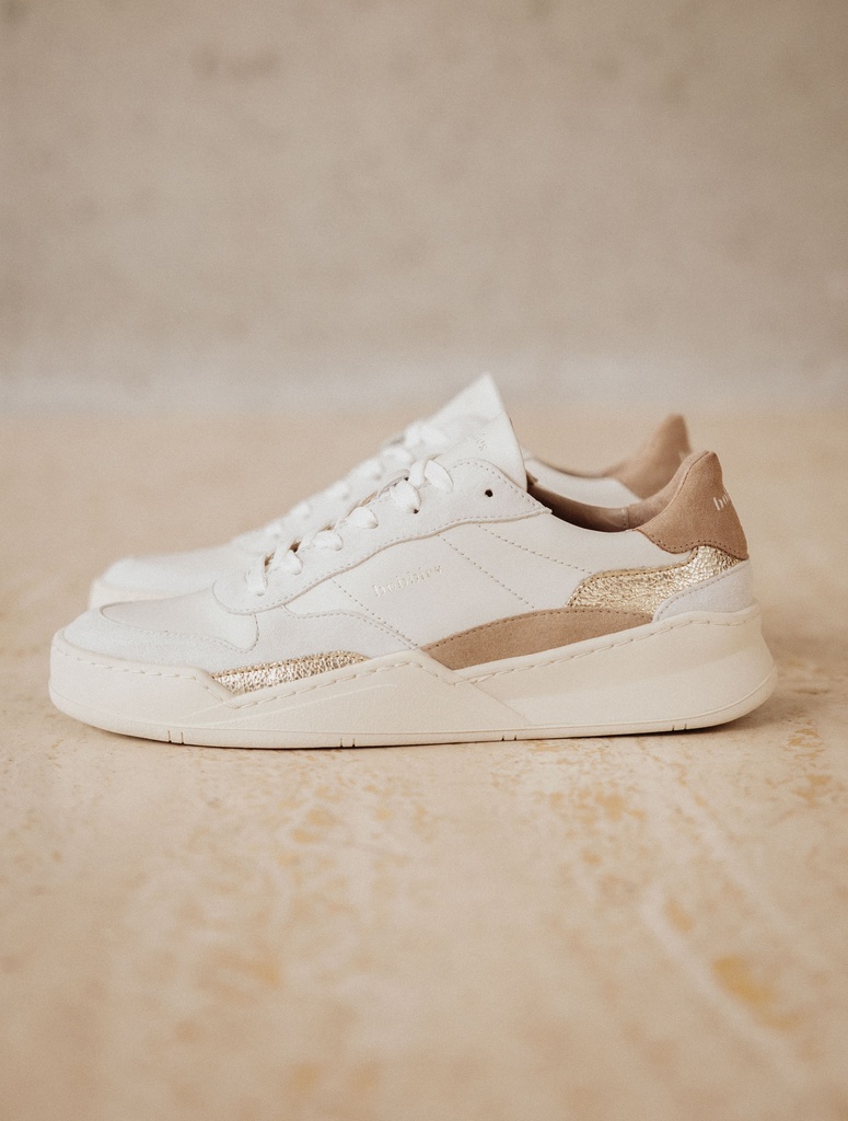 Beverly - Blanc Cassé - Beige - Or