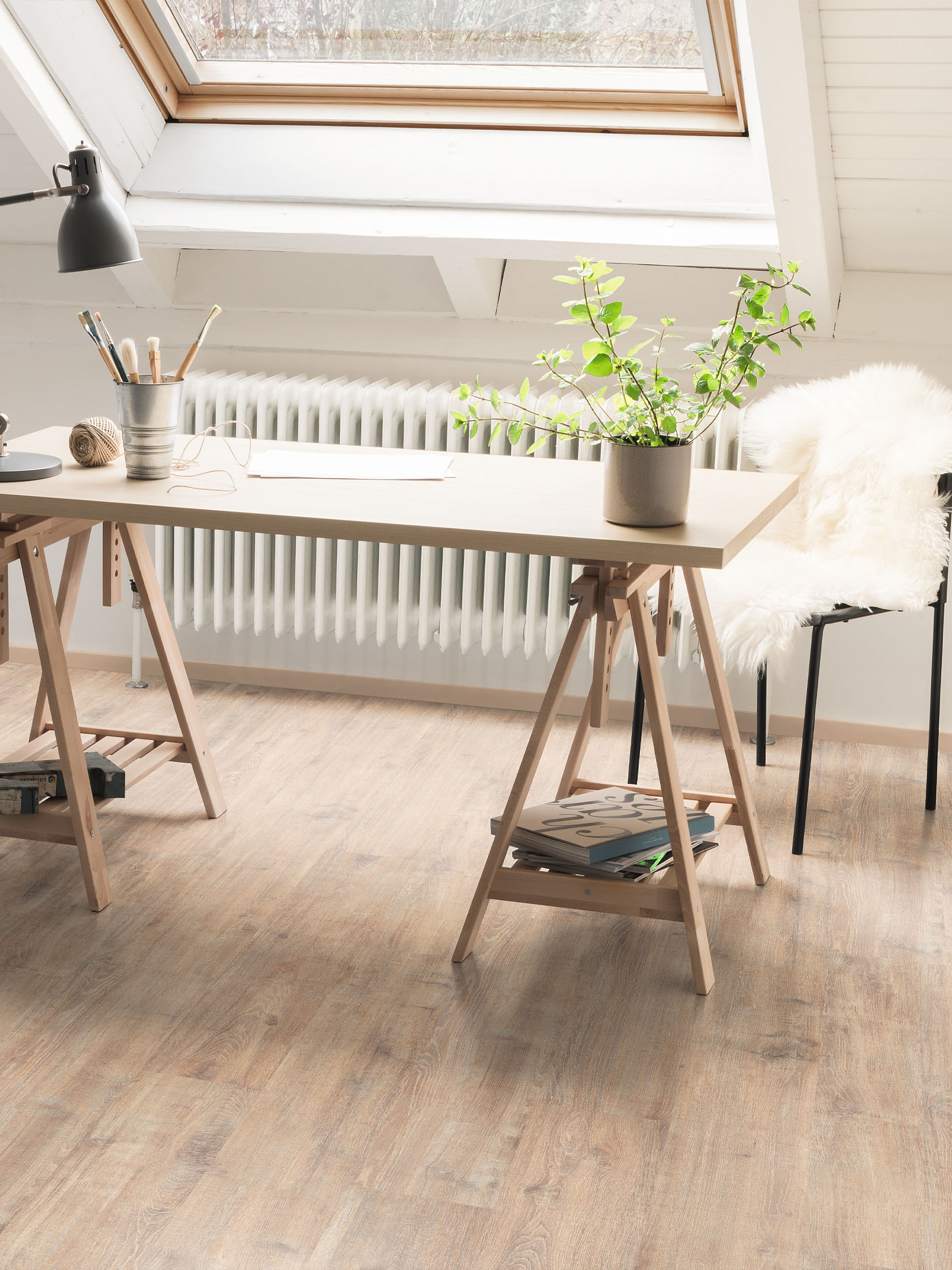 Fasnia Klick-Laminat, Eiche Modern LHD