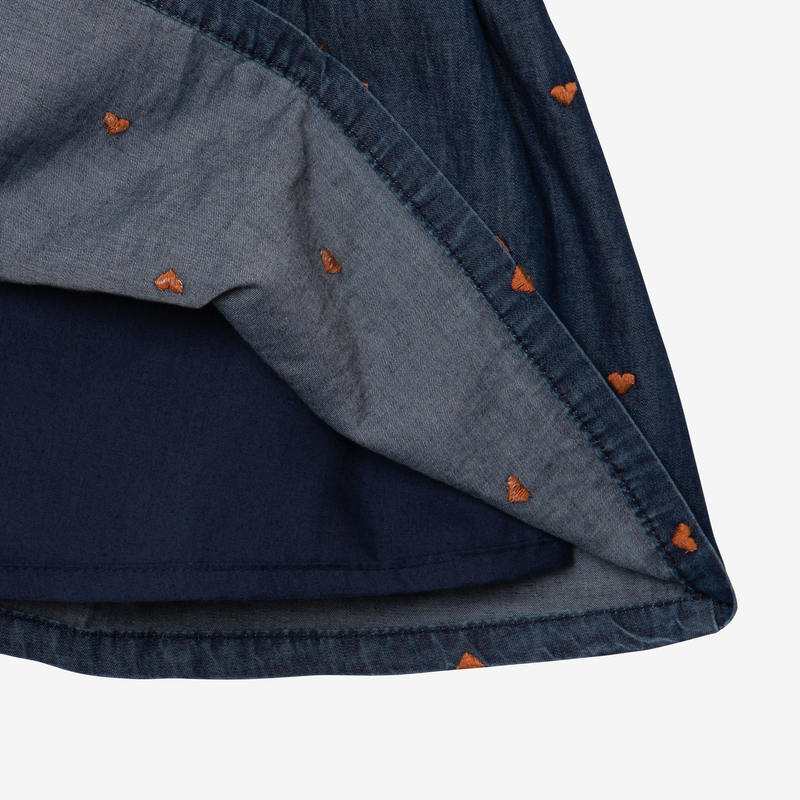Robe fille denim brodé Catimini