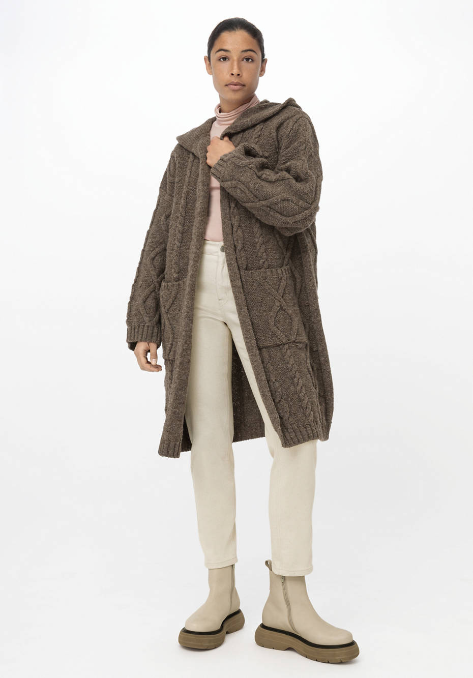 Rhön-Strickjacke aus reiner Schurwolle