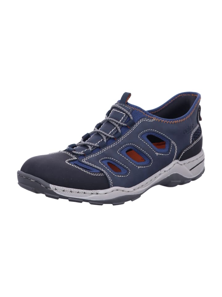 rieker Herren Halbschuhe  in Blau günstig kaufen