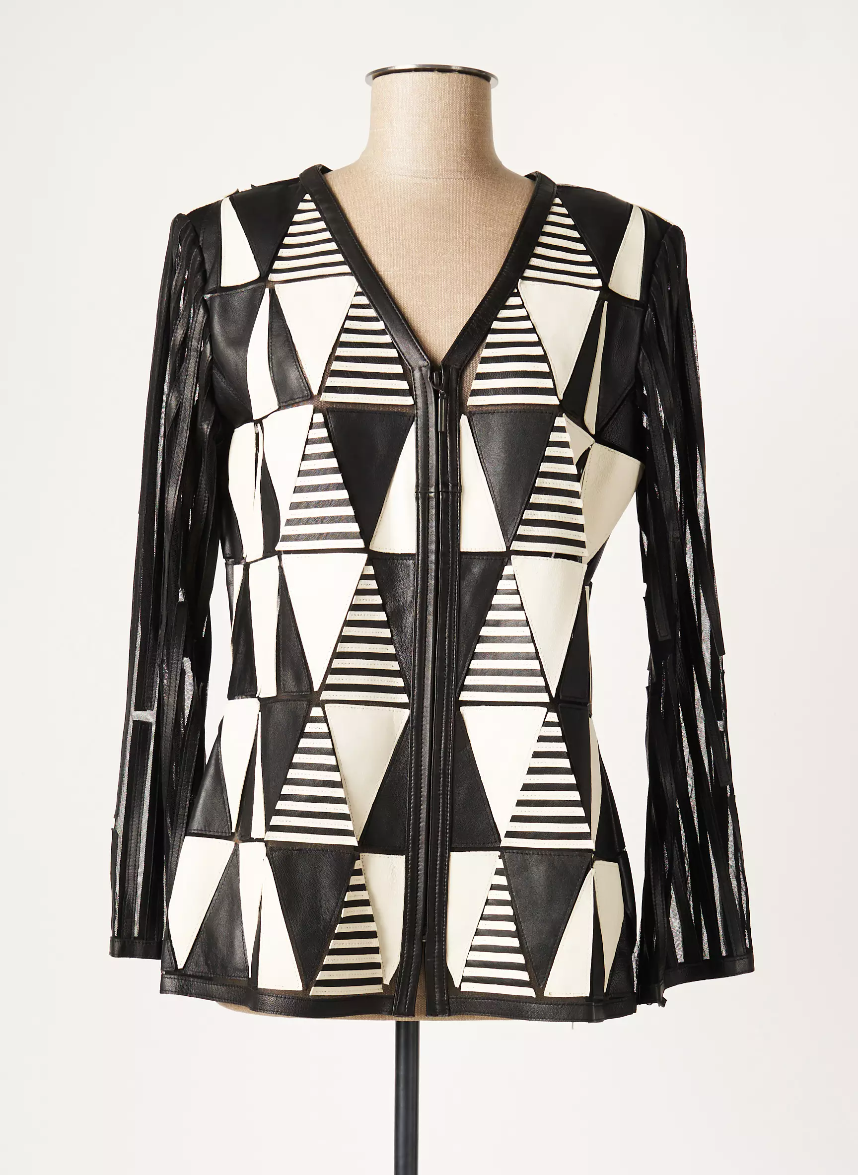 Akhesa Vestecuir Femme couleur noir
