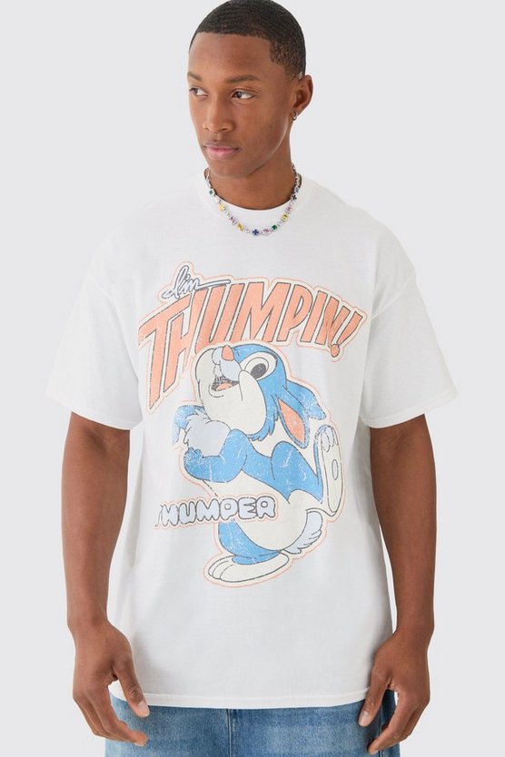 Oversize T-Shirt mit lizenziertem Disney Thumper Print