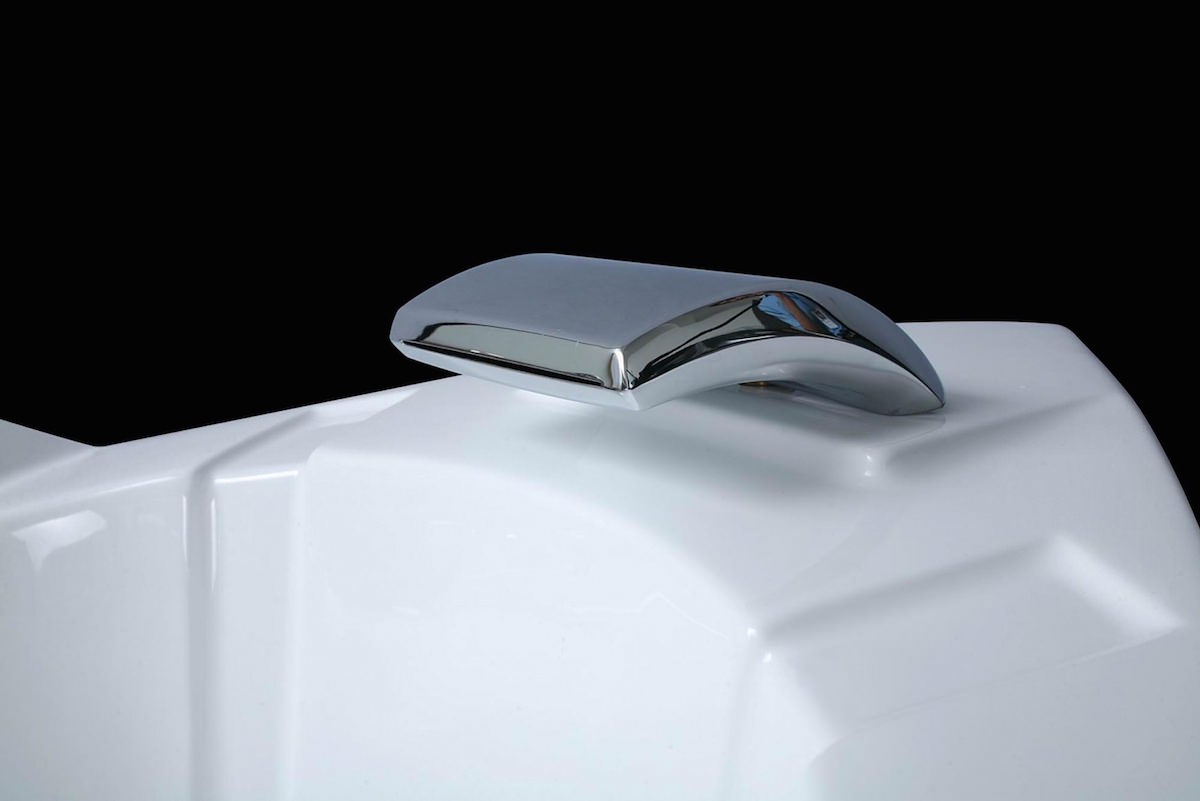 PureHaven Whirlpool 140x140 cm Wasserfall Heizung Lichttherapie Soundsystem Reinigungsprogramm Bluetooth-Soundsystem