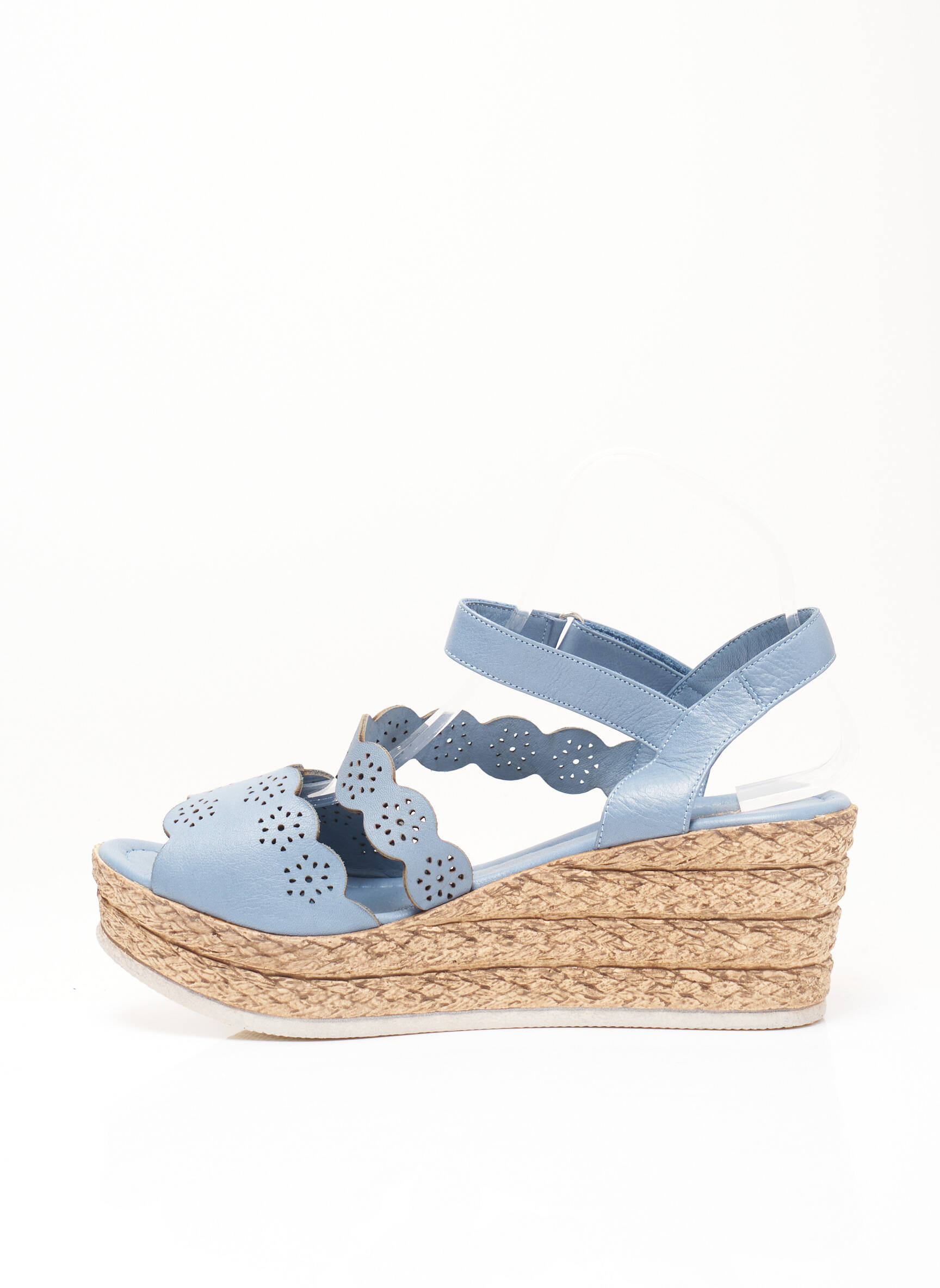 Andrea Conti Sandales Nu Pieds Femme couleur bleu