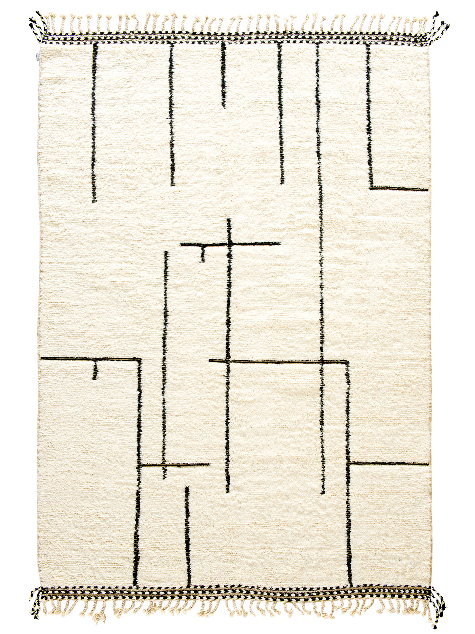 Beni Ourain ca. 210 x 292 cm, Unikat / Einzelstück