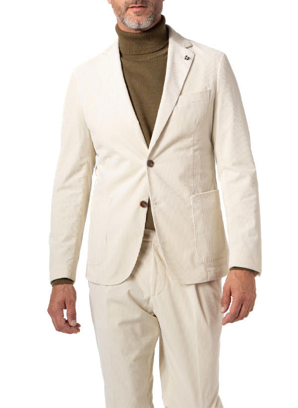 BOSS Black, Sakko Hanry, Slim Fit, Cord, creme