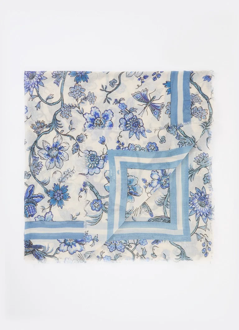 Eșarfă din lână MaxMara Pilly 120 x 120 cm