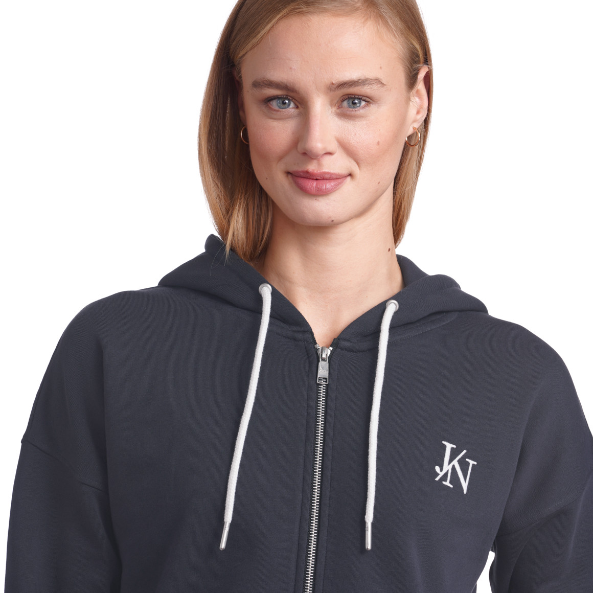 Damen Sweatjacke mit Einschubtaschen