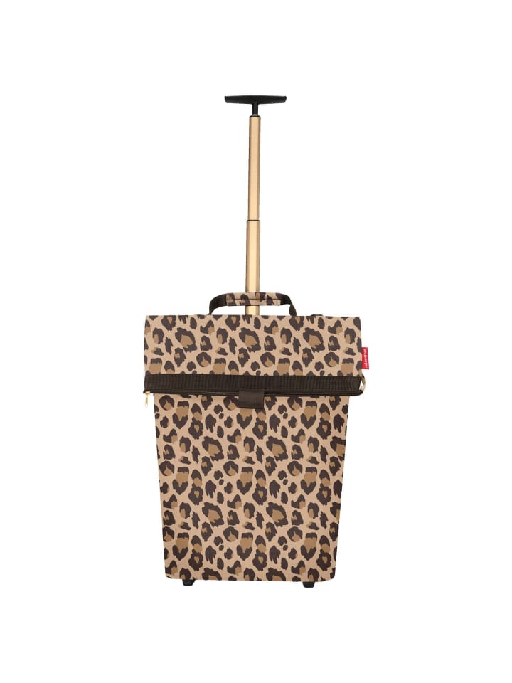 Reisenthel trolley M - Einkaufstrolley 53 cm (glossy dots black) in frame leo macchiato günstig kaufen onesize