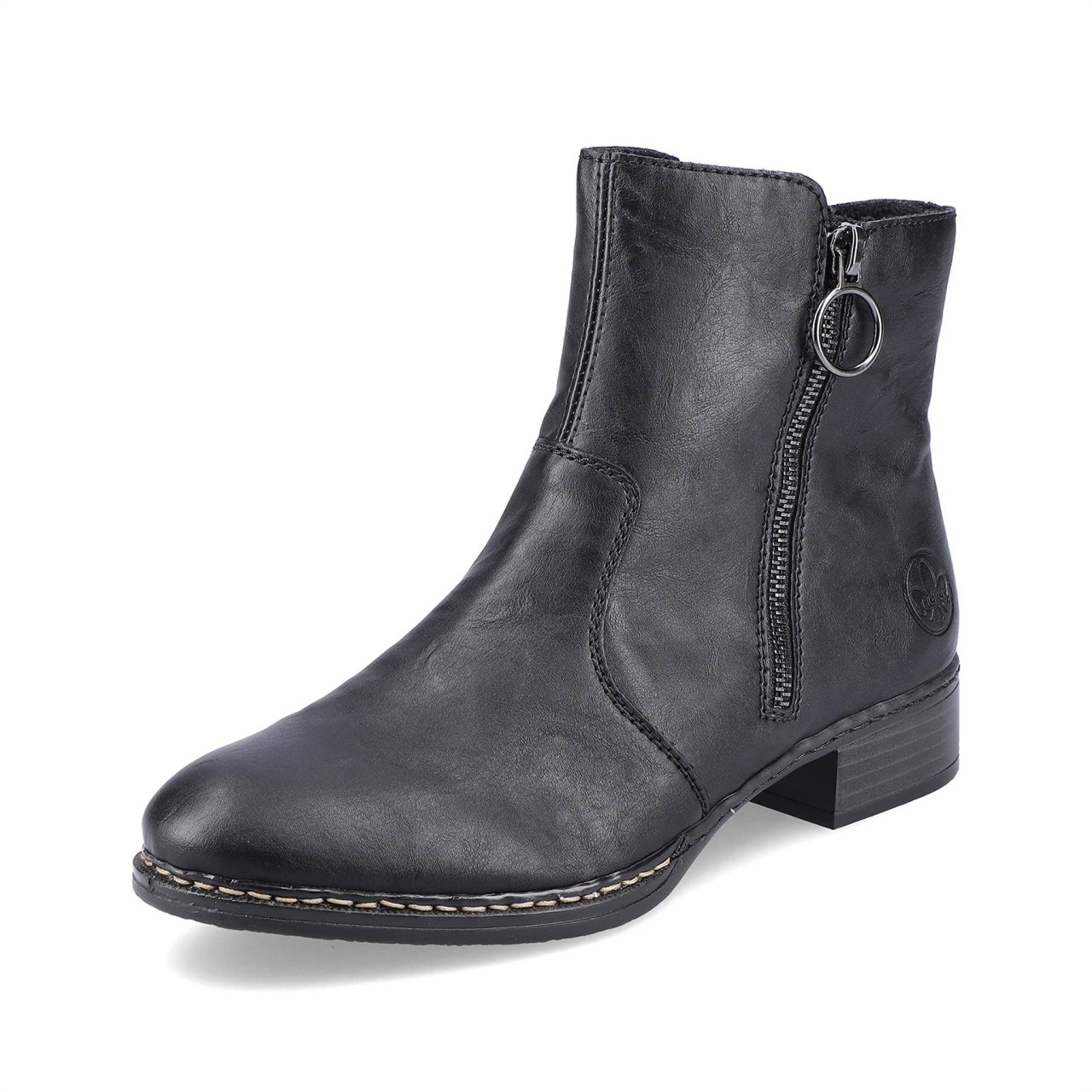 RIEKER Stiefeletten schwarz